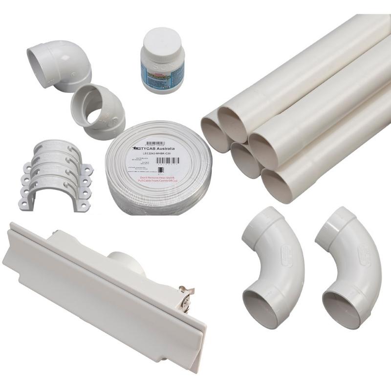 CanSweep Complete Installation Kit White