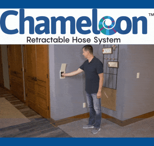 Chameleon Retractable Hose for Ducted Vacuum