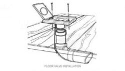 Can I install ducted vacuum wall plate in the floor?