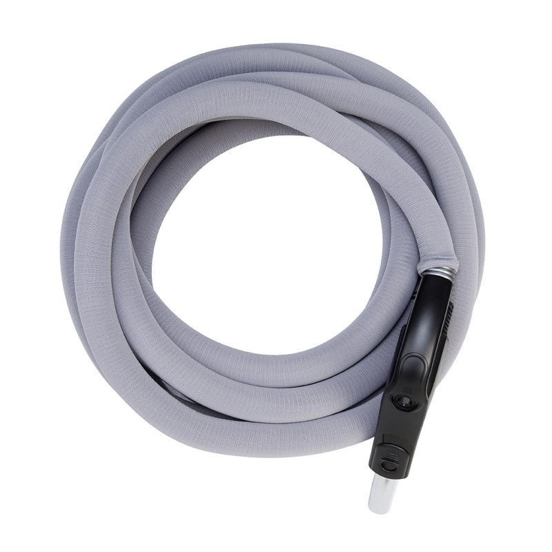 Ducted vacuum on/off switch hose with protective sock 9 metre