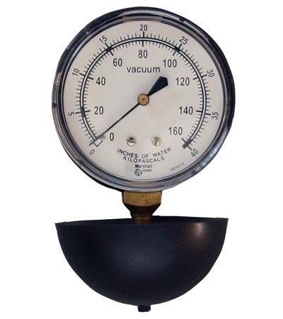 Vacuum Test Gauge 0/160 inches H2O